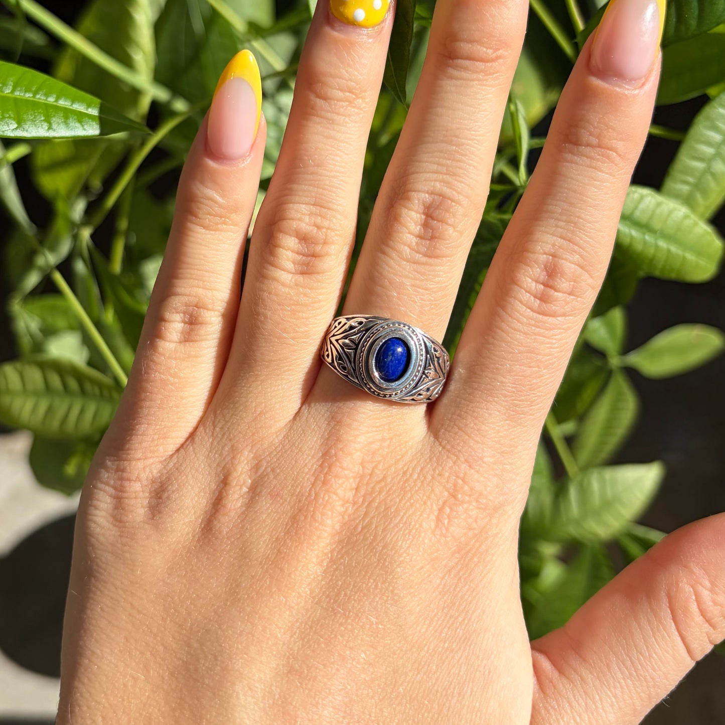 Bague lapis-lazuli