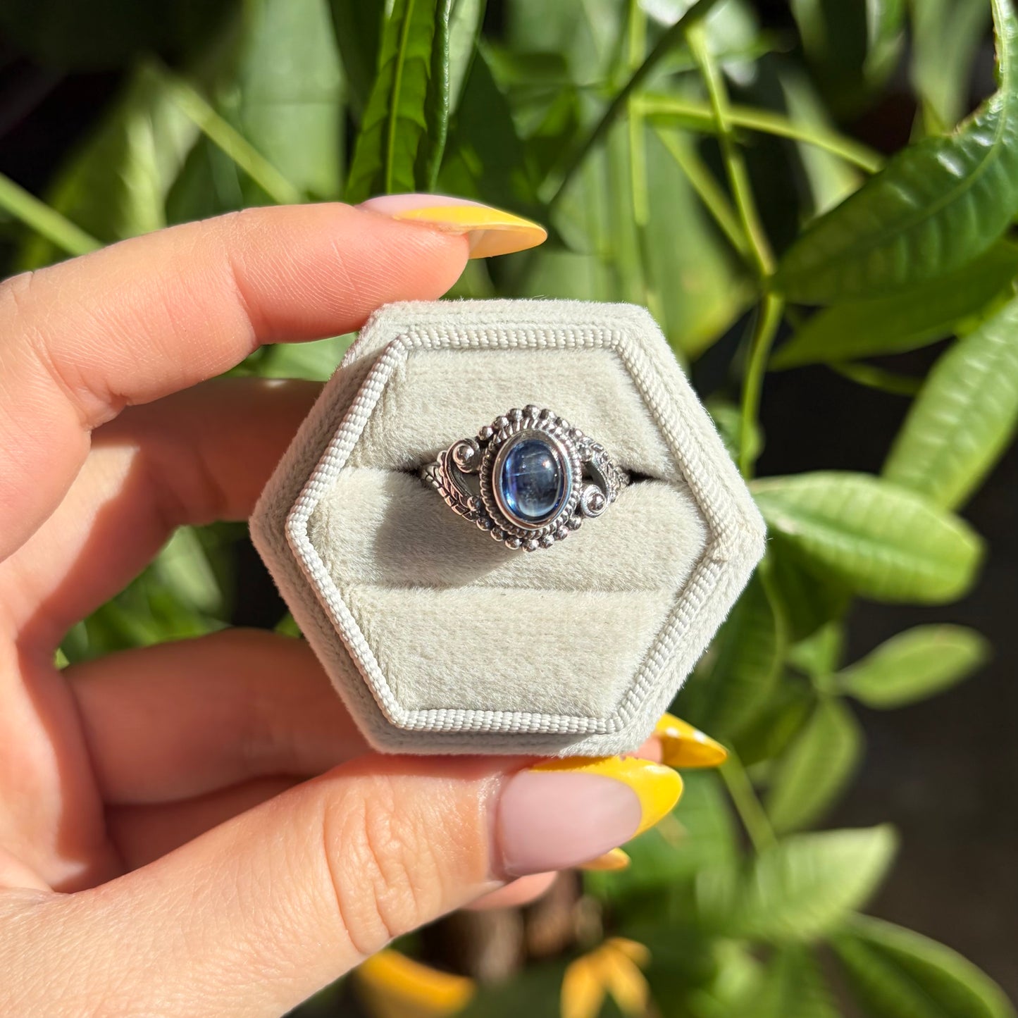 Bague cyanite