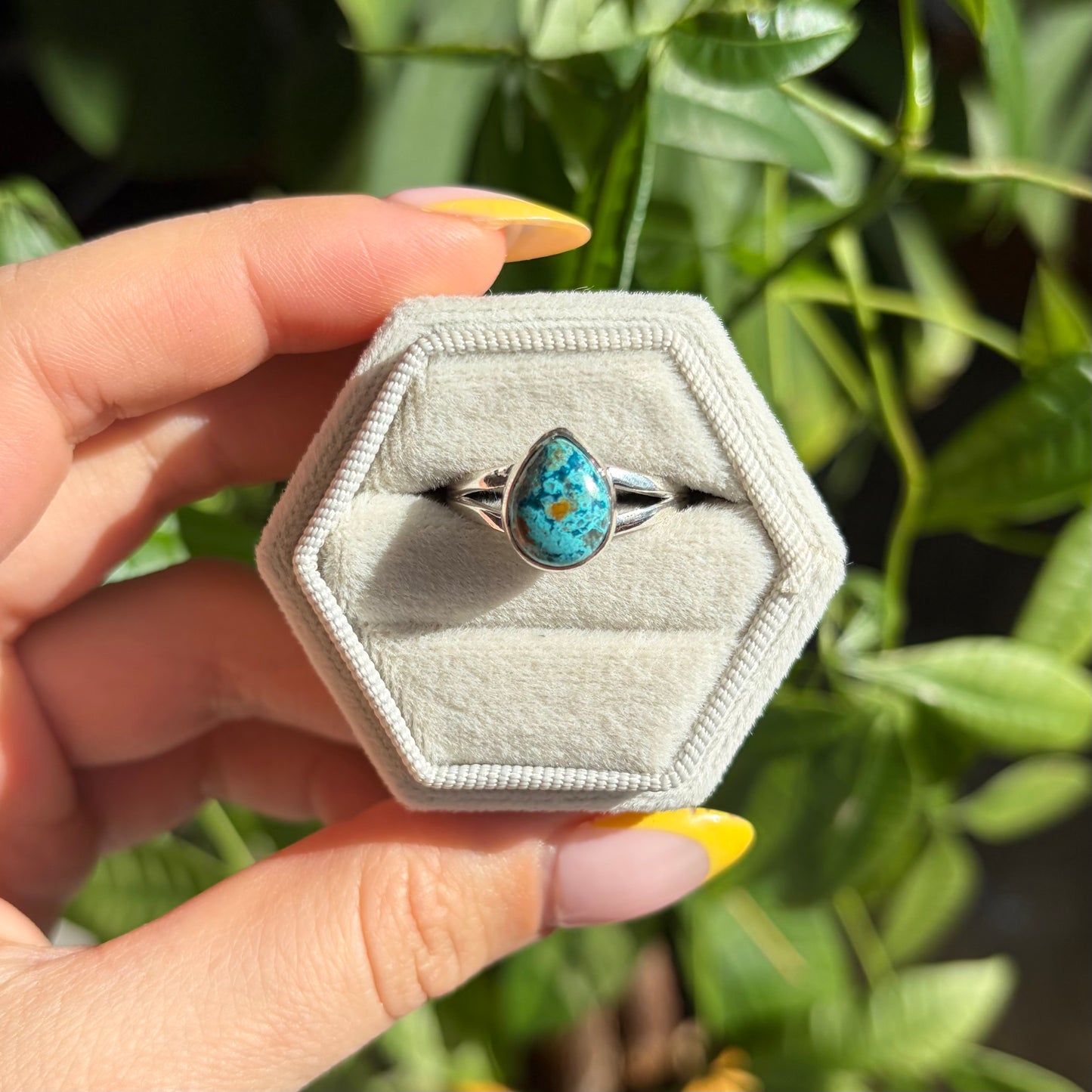 Bague chrysocolle