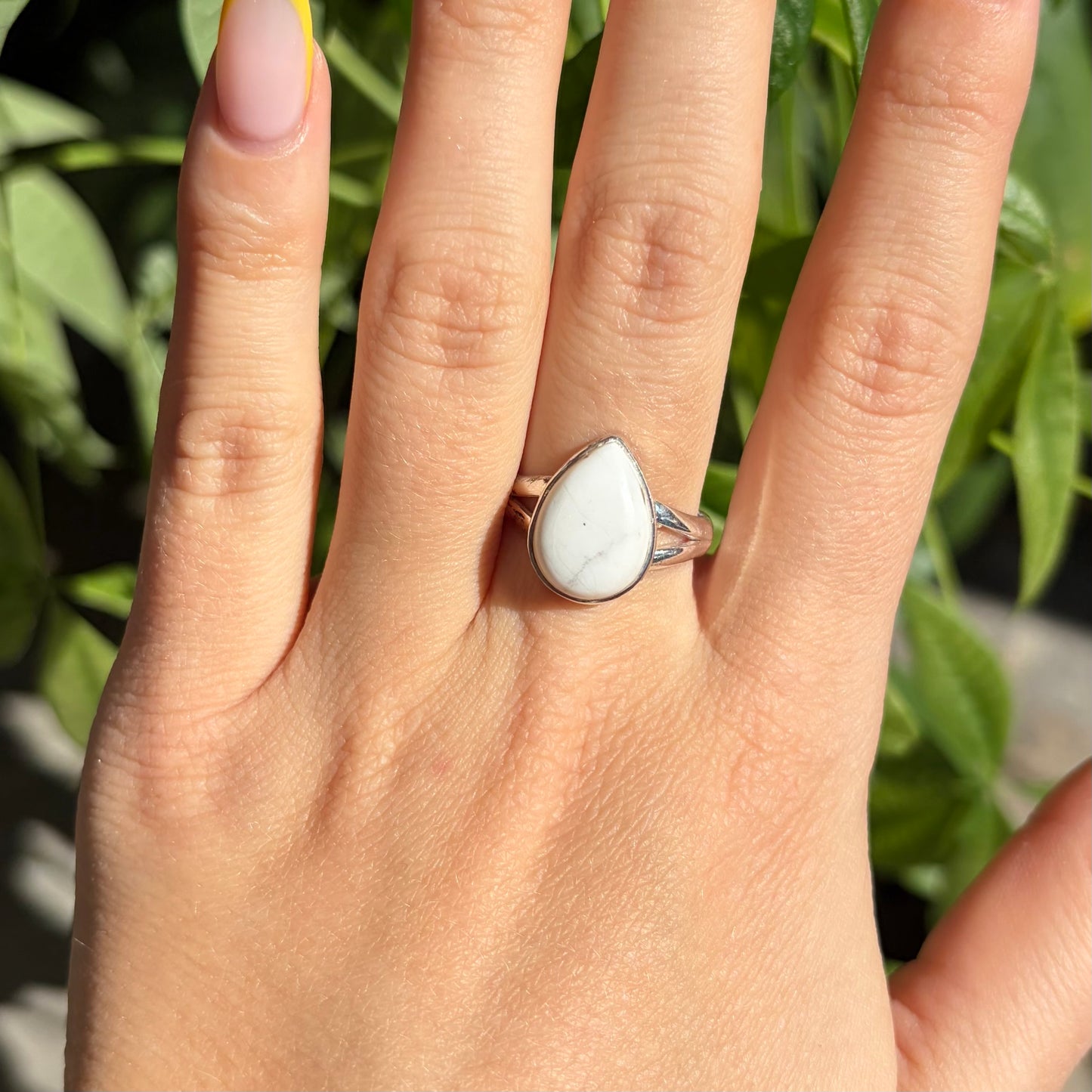 Bague howlite