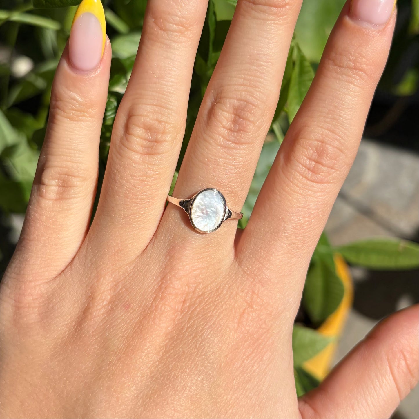 Bague abalone