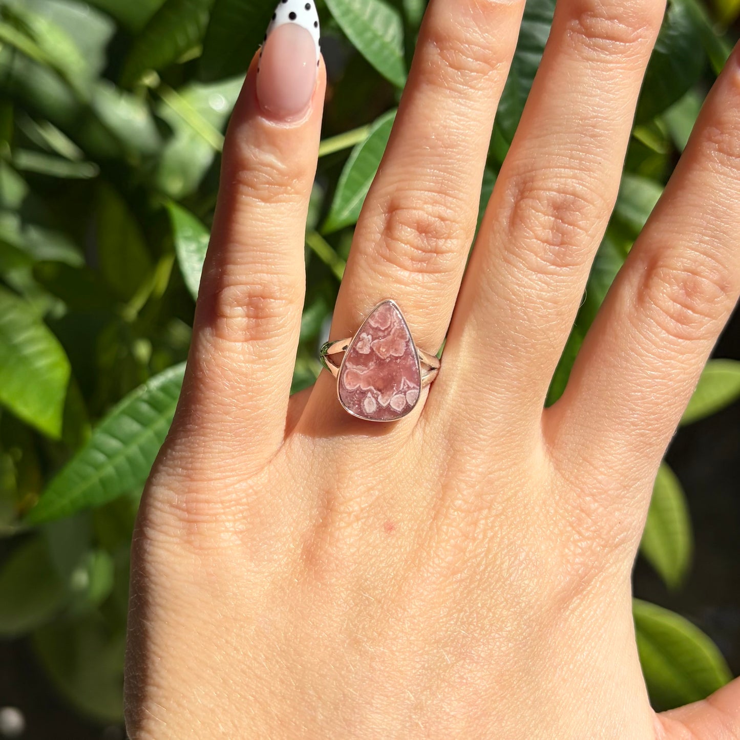 Bague rhodocrosite
