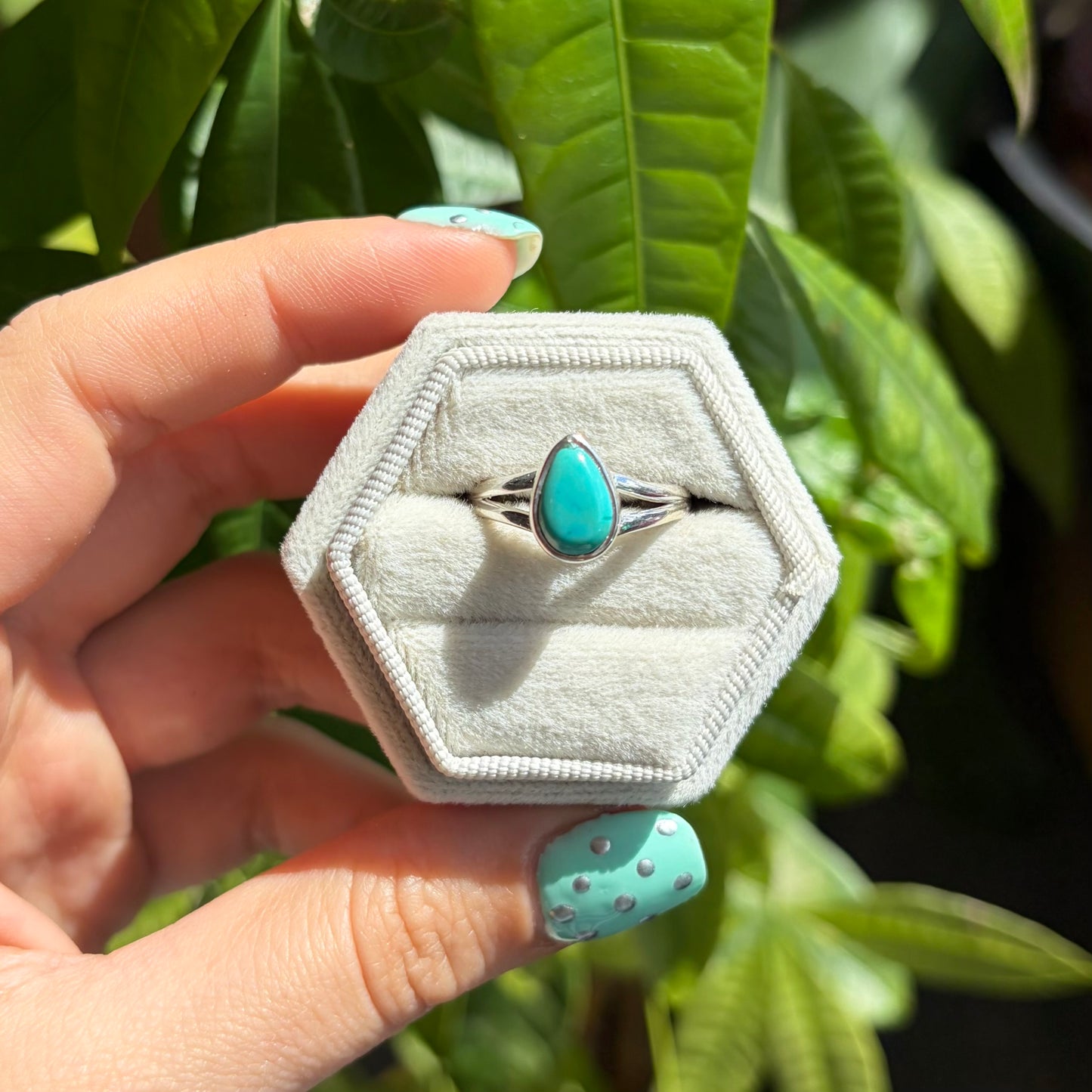 Bague turquoise