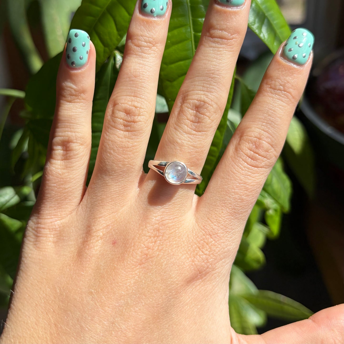 Bague pierre de lune