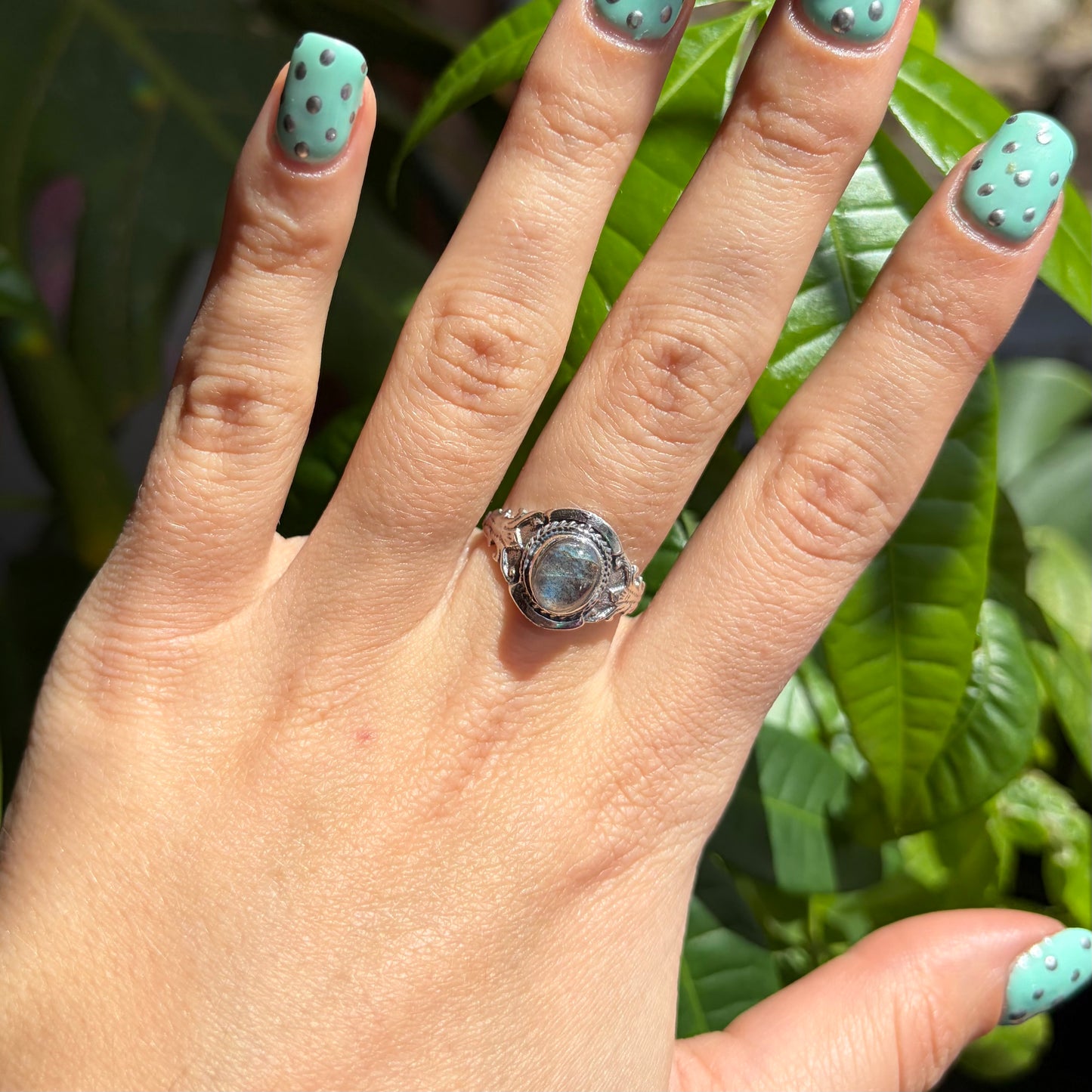 Bague labradorite
