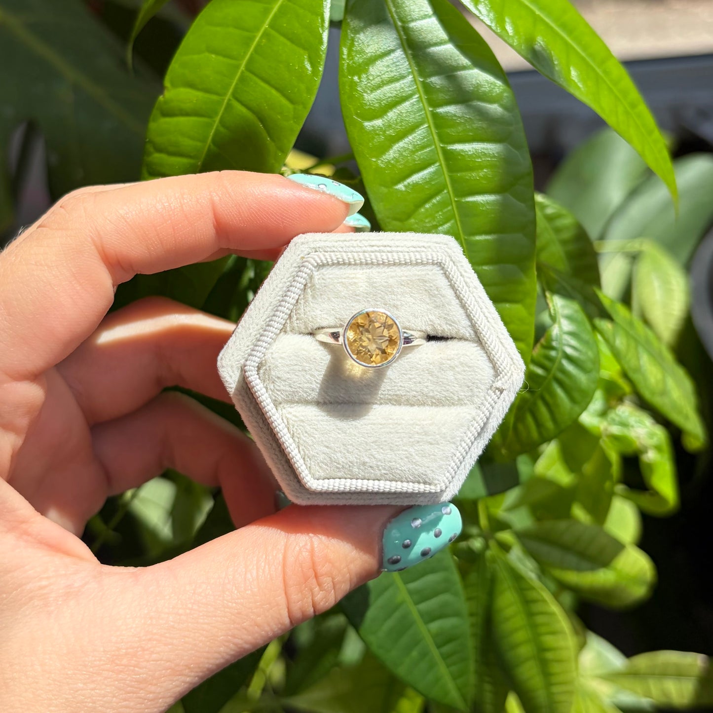 Bague citrine
