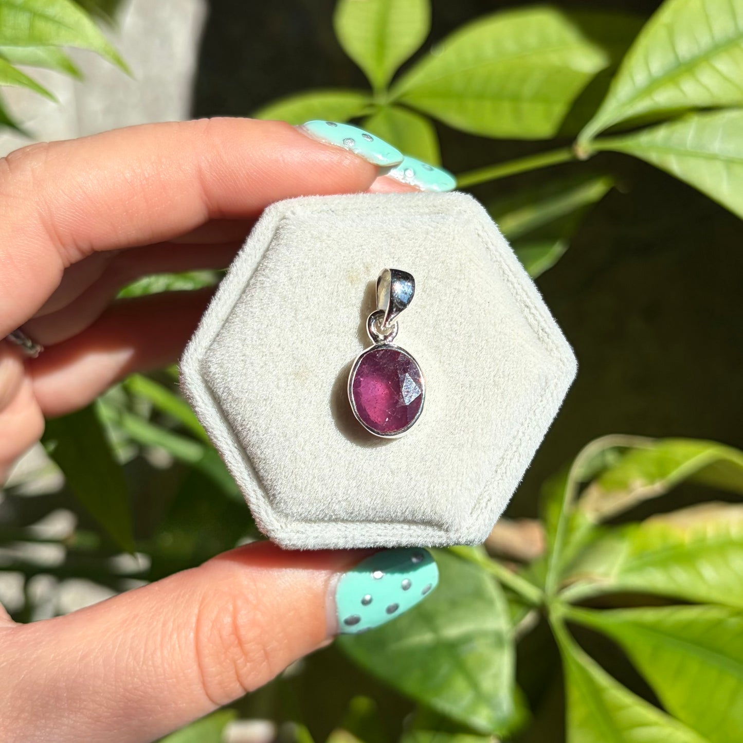 Pendentif rubis