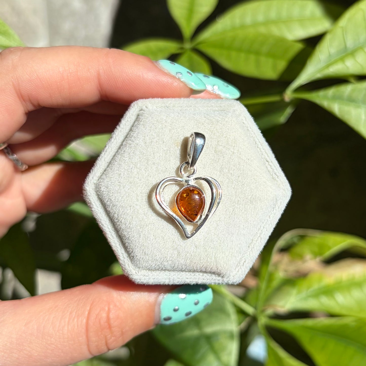 Pendentif ambre