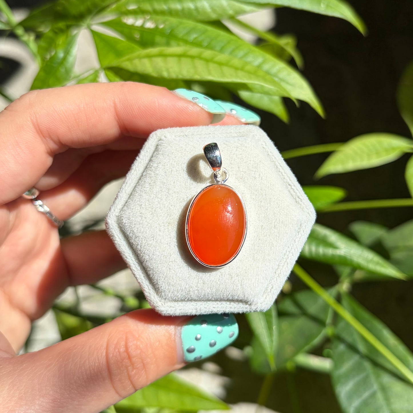 Pendentif cornaline