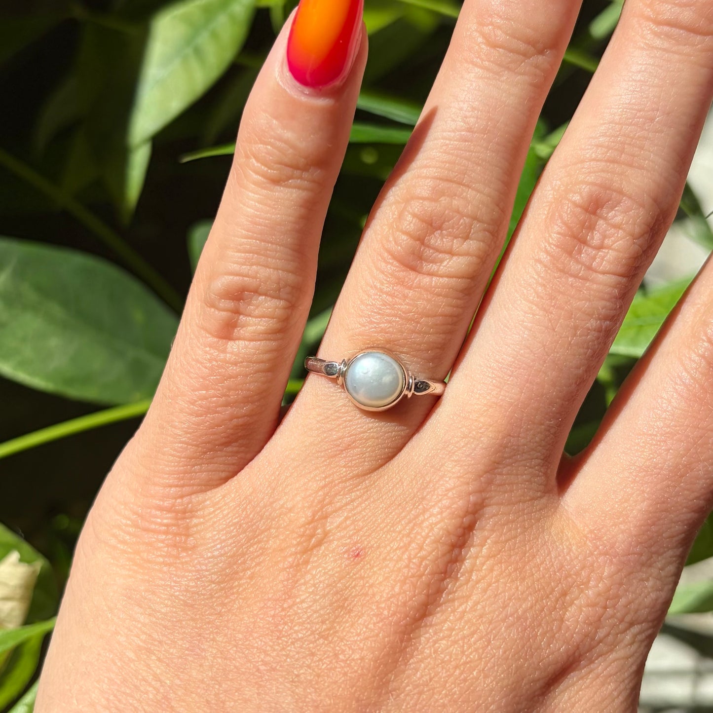 Bague perle