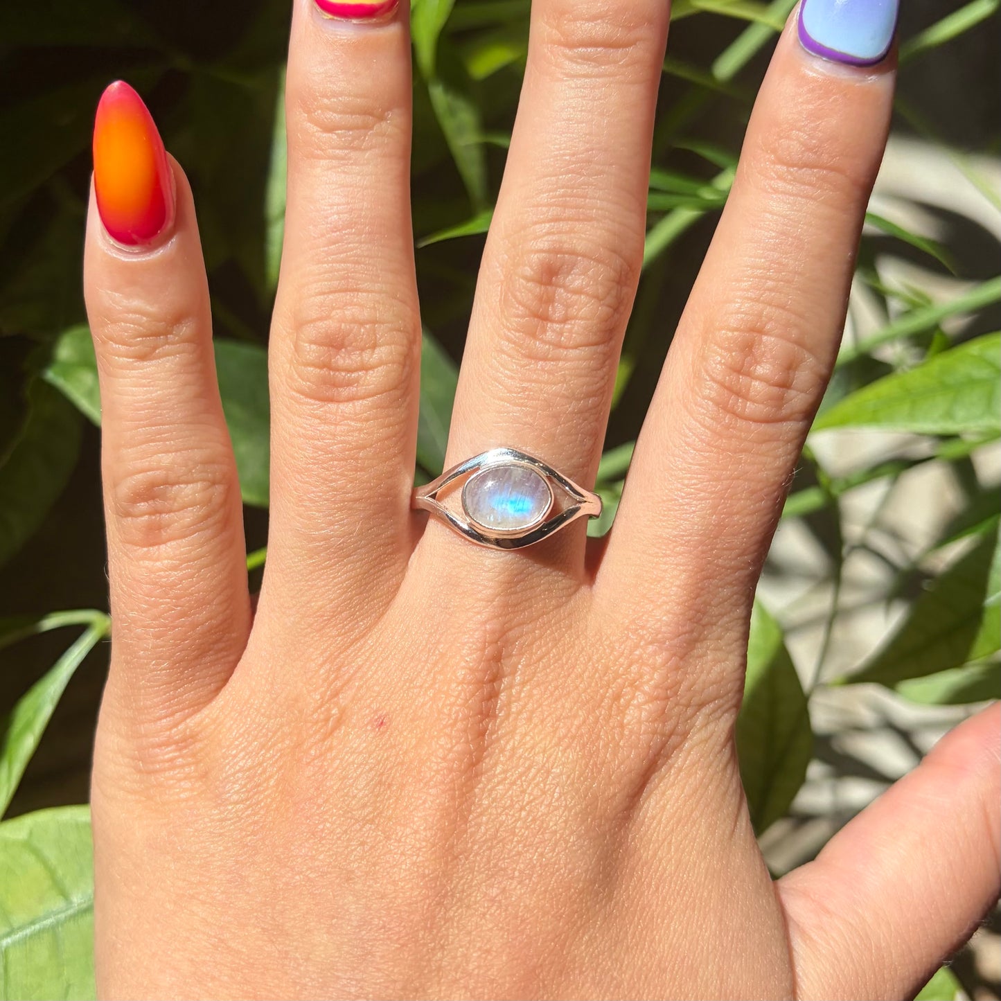Bague pierre de lune