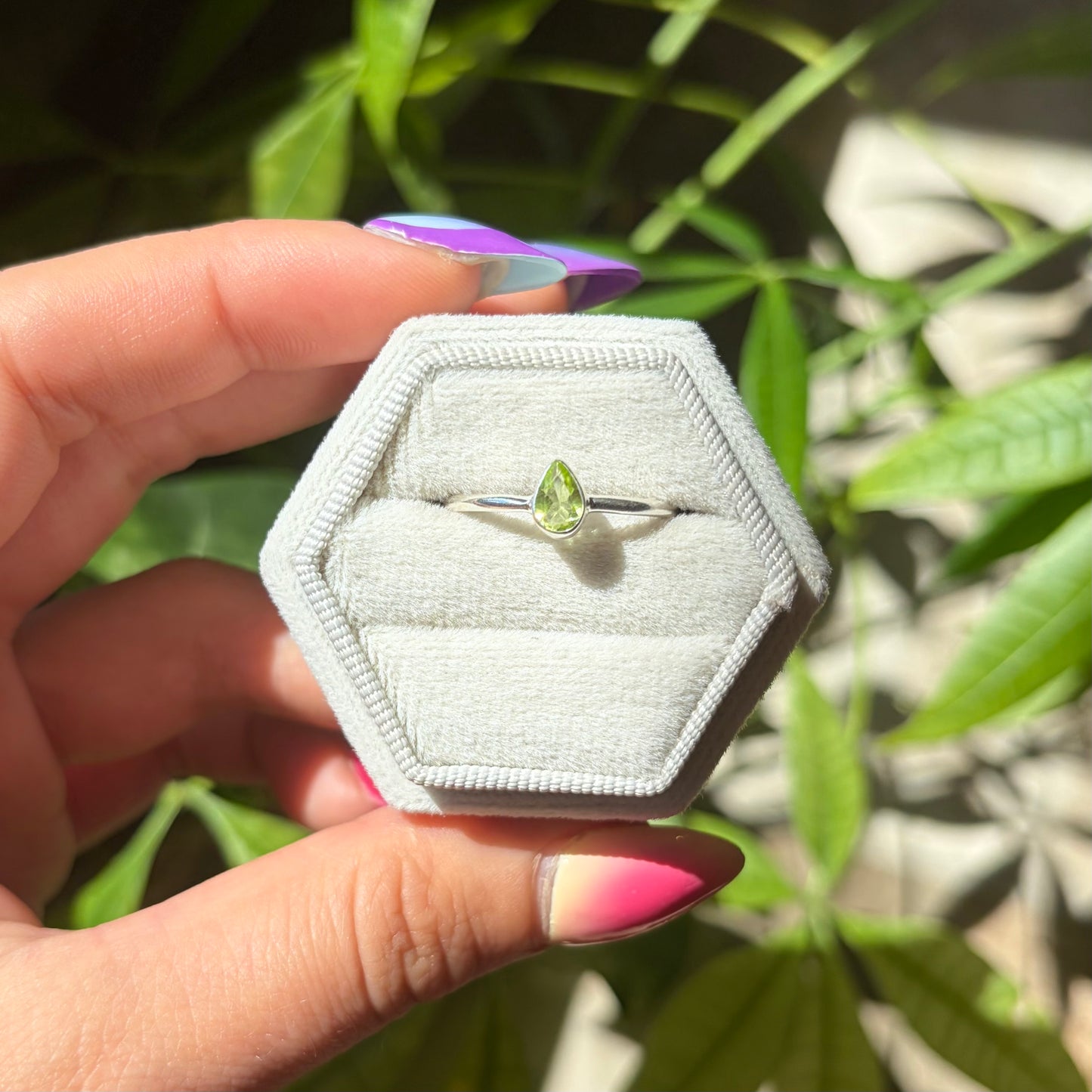 Bague péridot