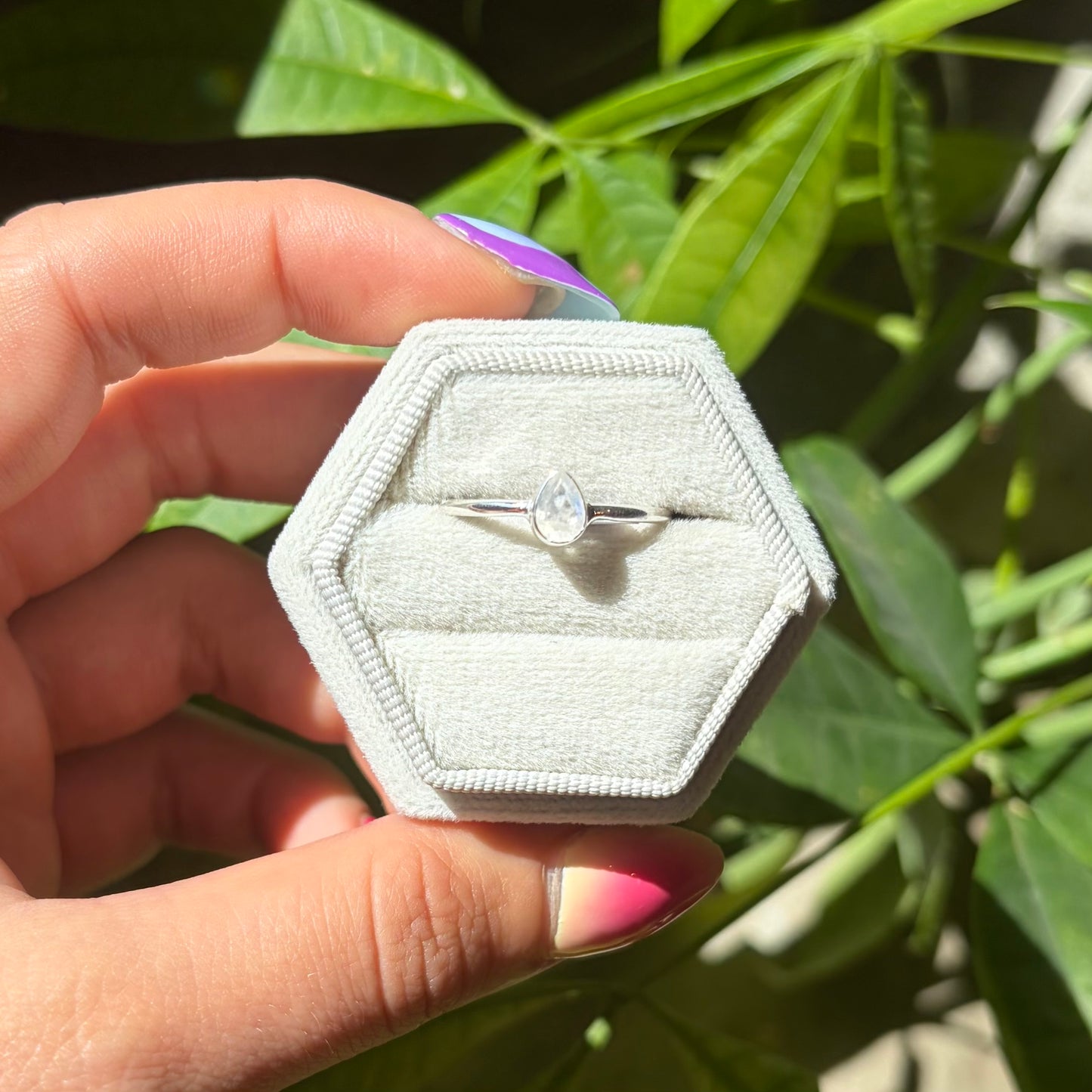 Bague pierre de lune