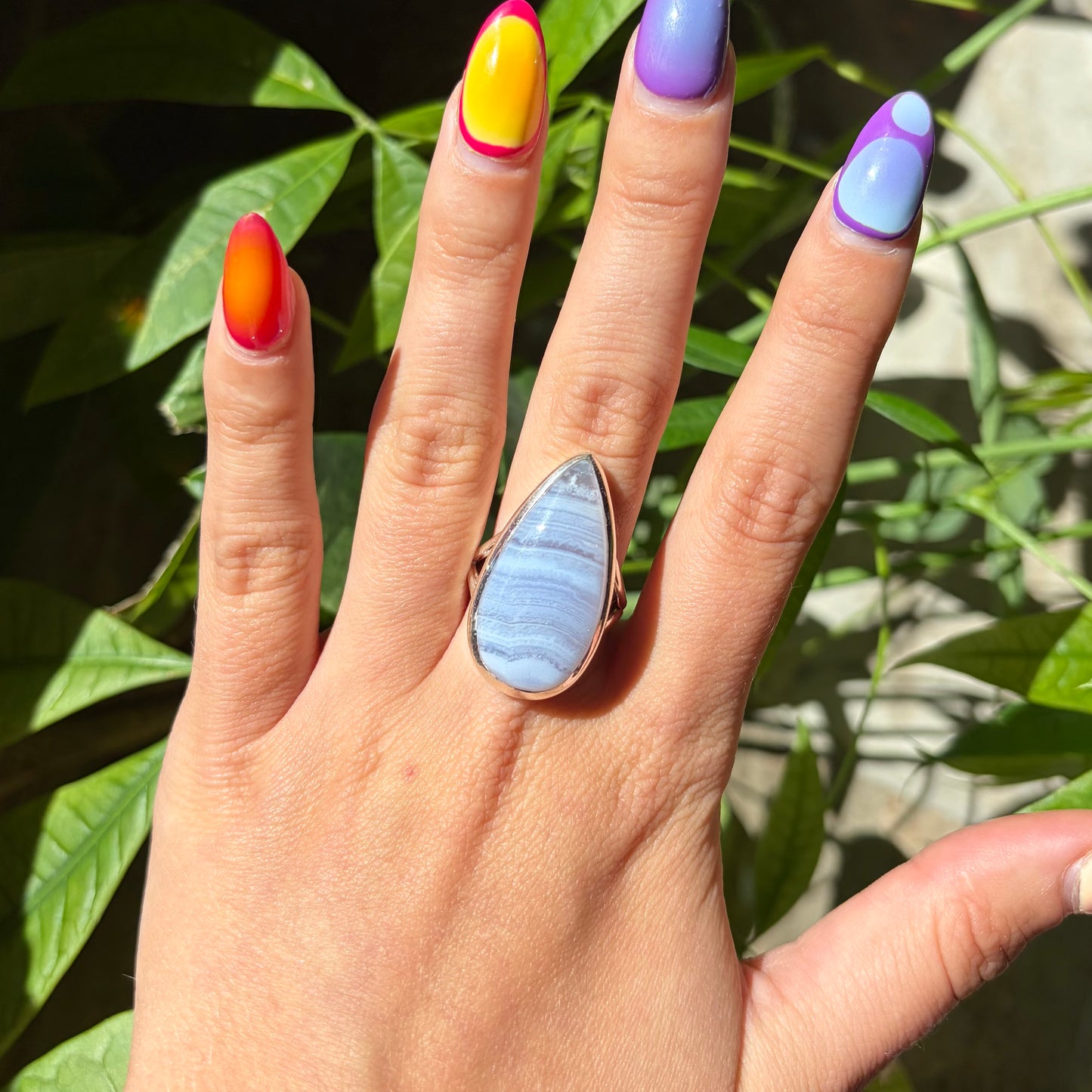 Bague agate