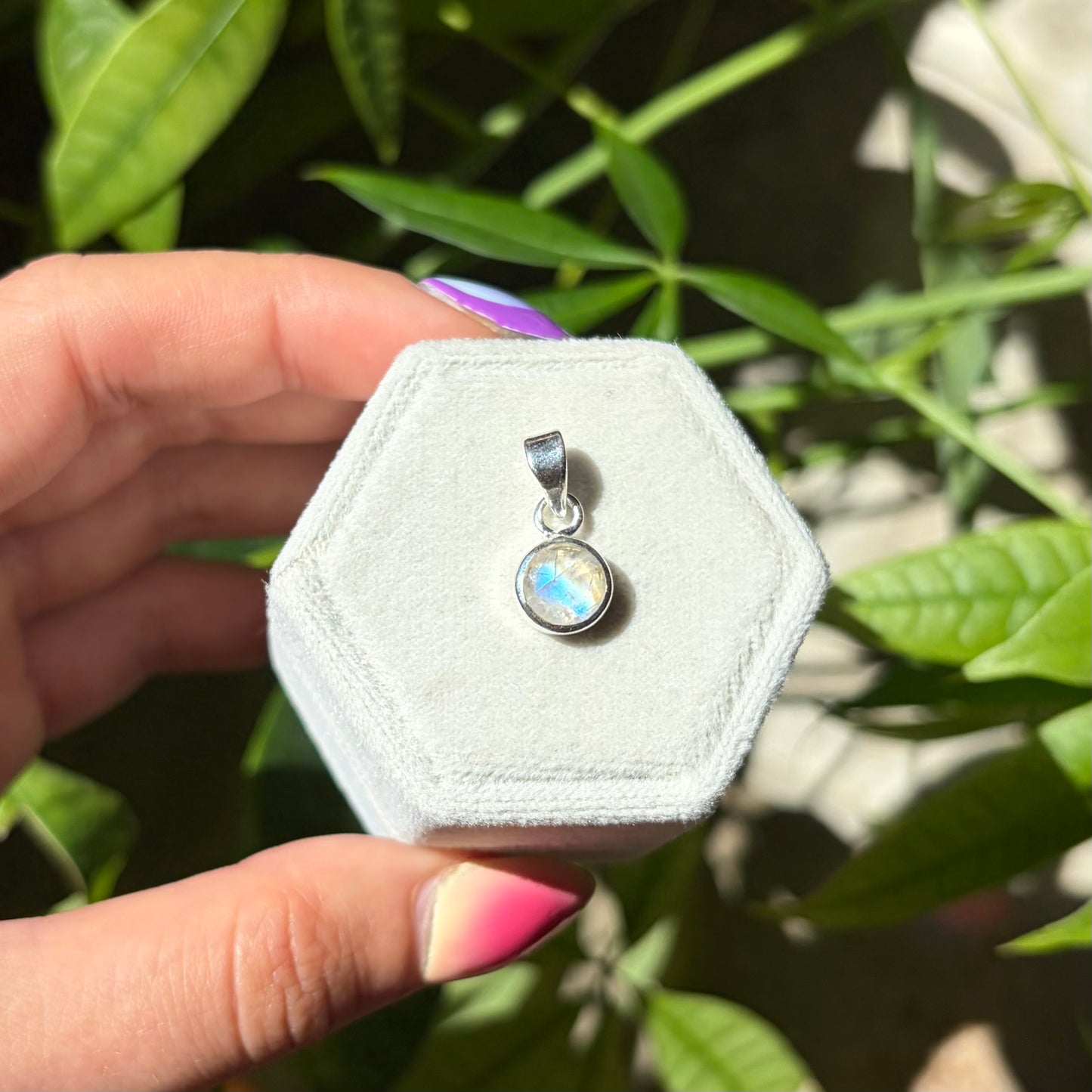 Pendentif pierre de lune