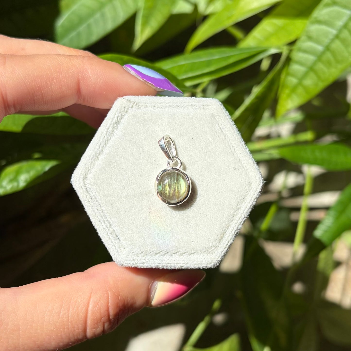 Pendentif labradorite