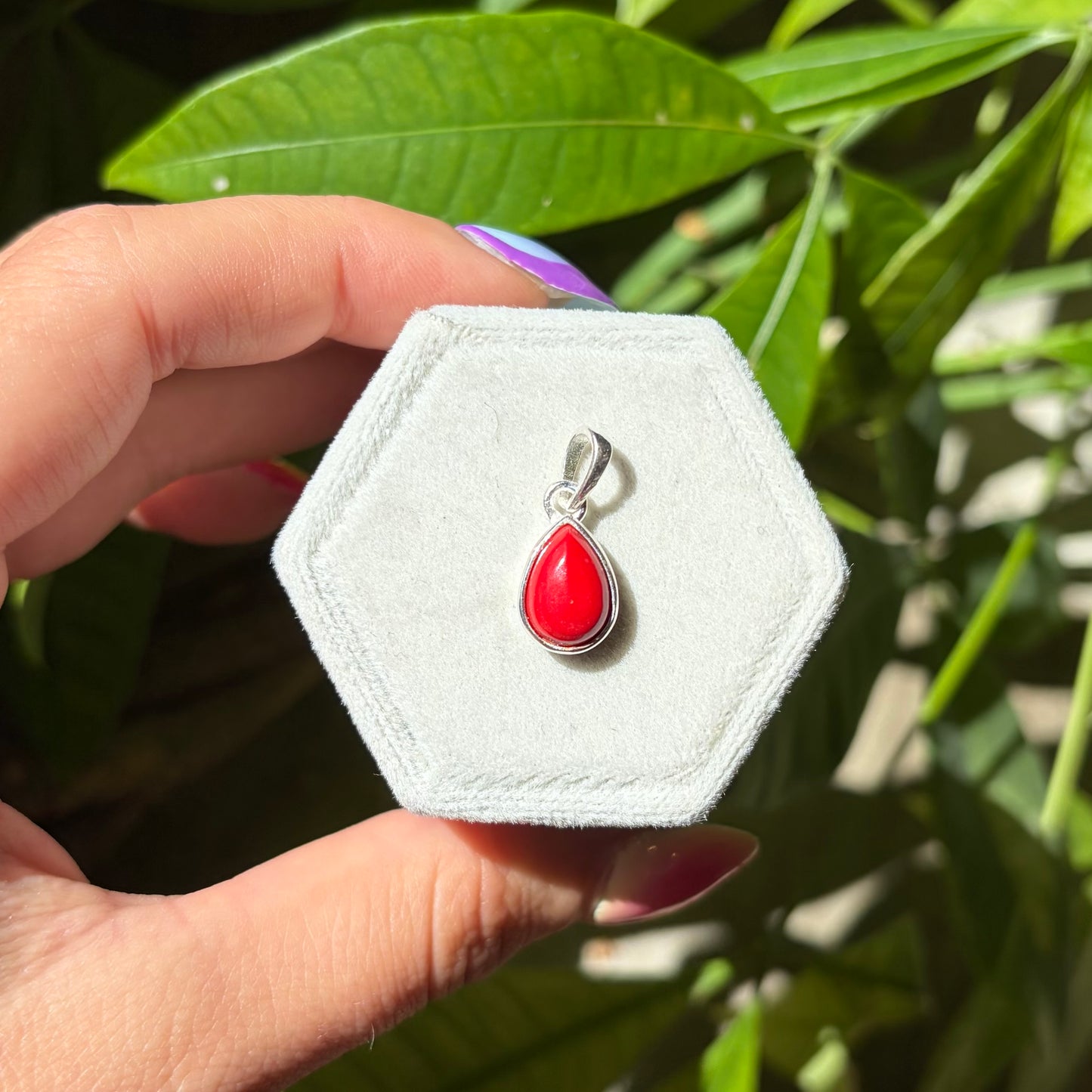 Pendentif corail