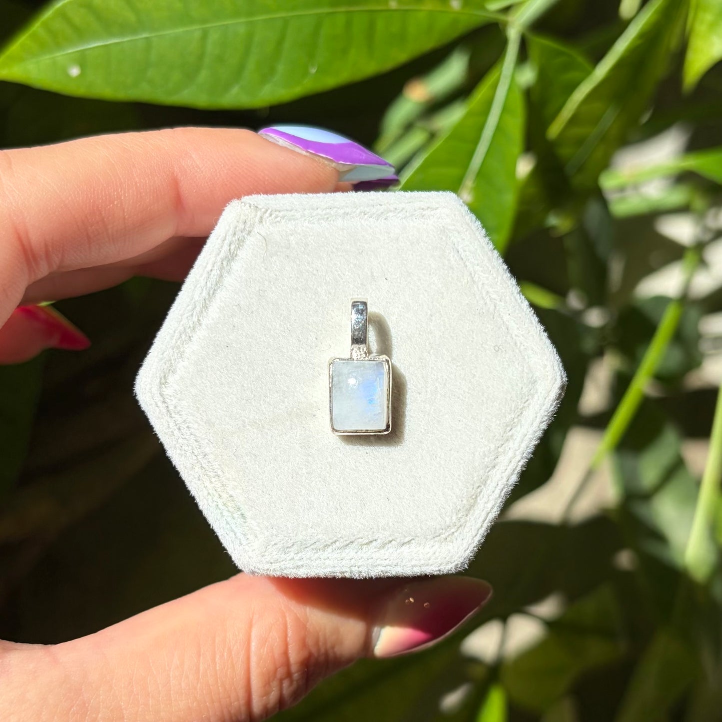 Pendentif pierre de lune
