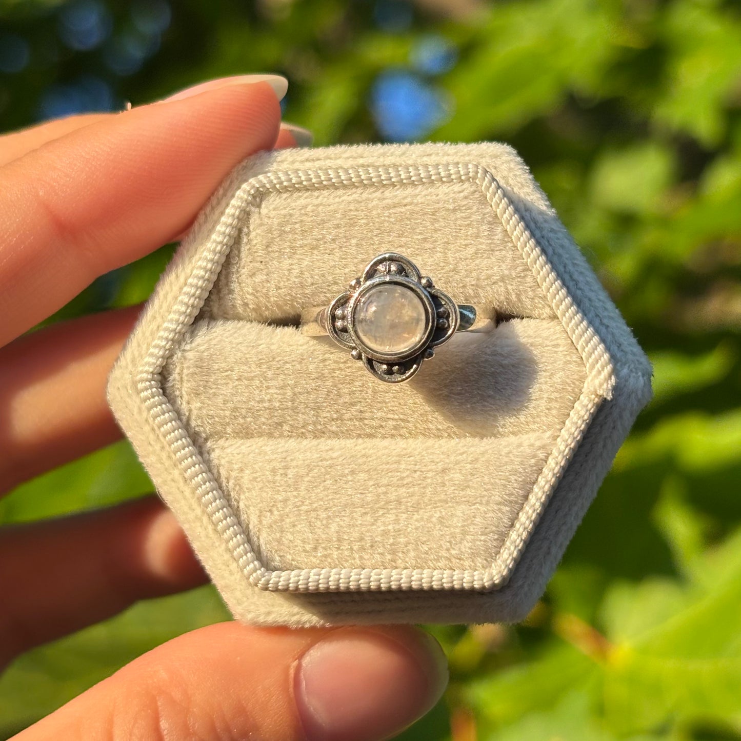 Bague pierre de lune