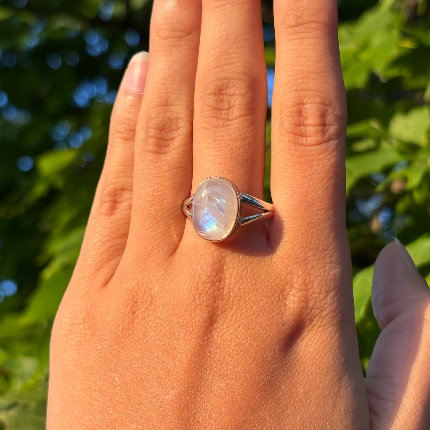 Bague pierre de lune