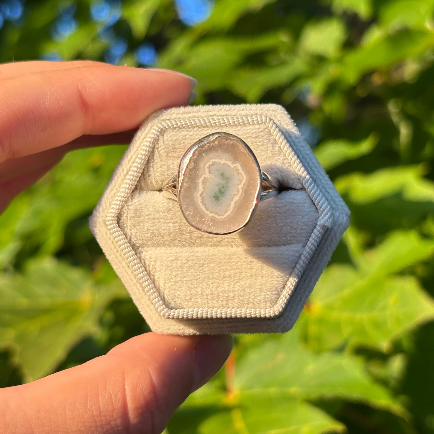 Bague quartz solaire