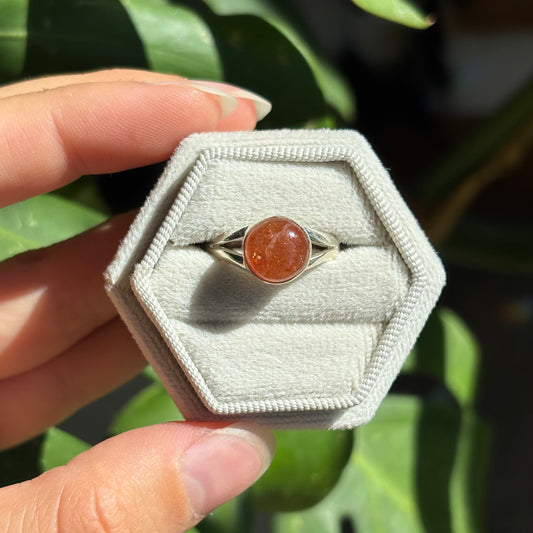 Bague pierre de soleil