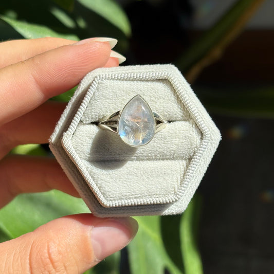 Bague pierre de lune