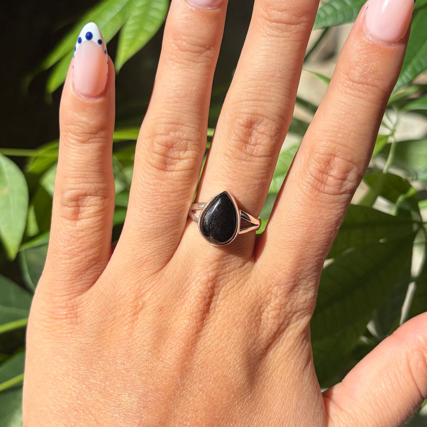 Bague shungite