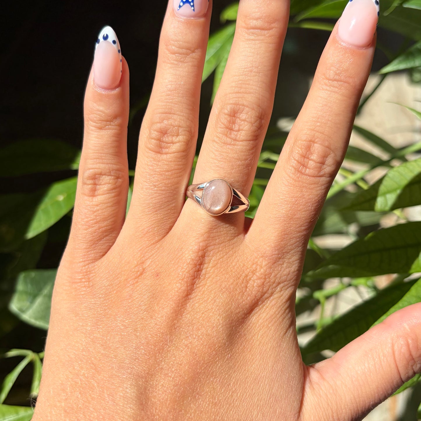 Bague pierre de lune