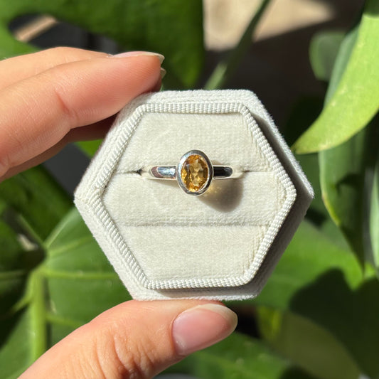 Bague citrine
