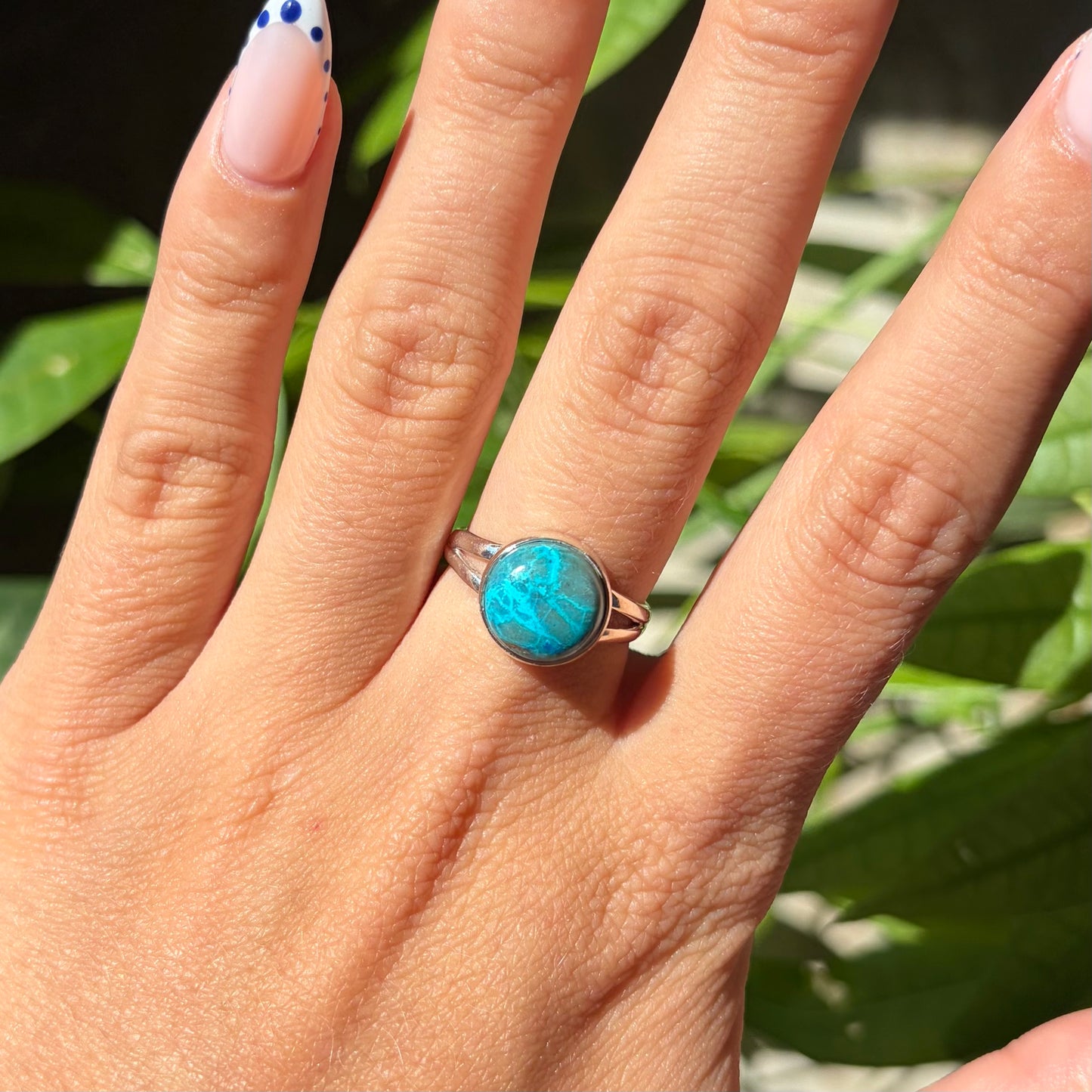 Bague chrysocolle