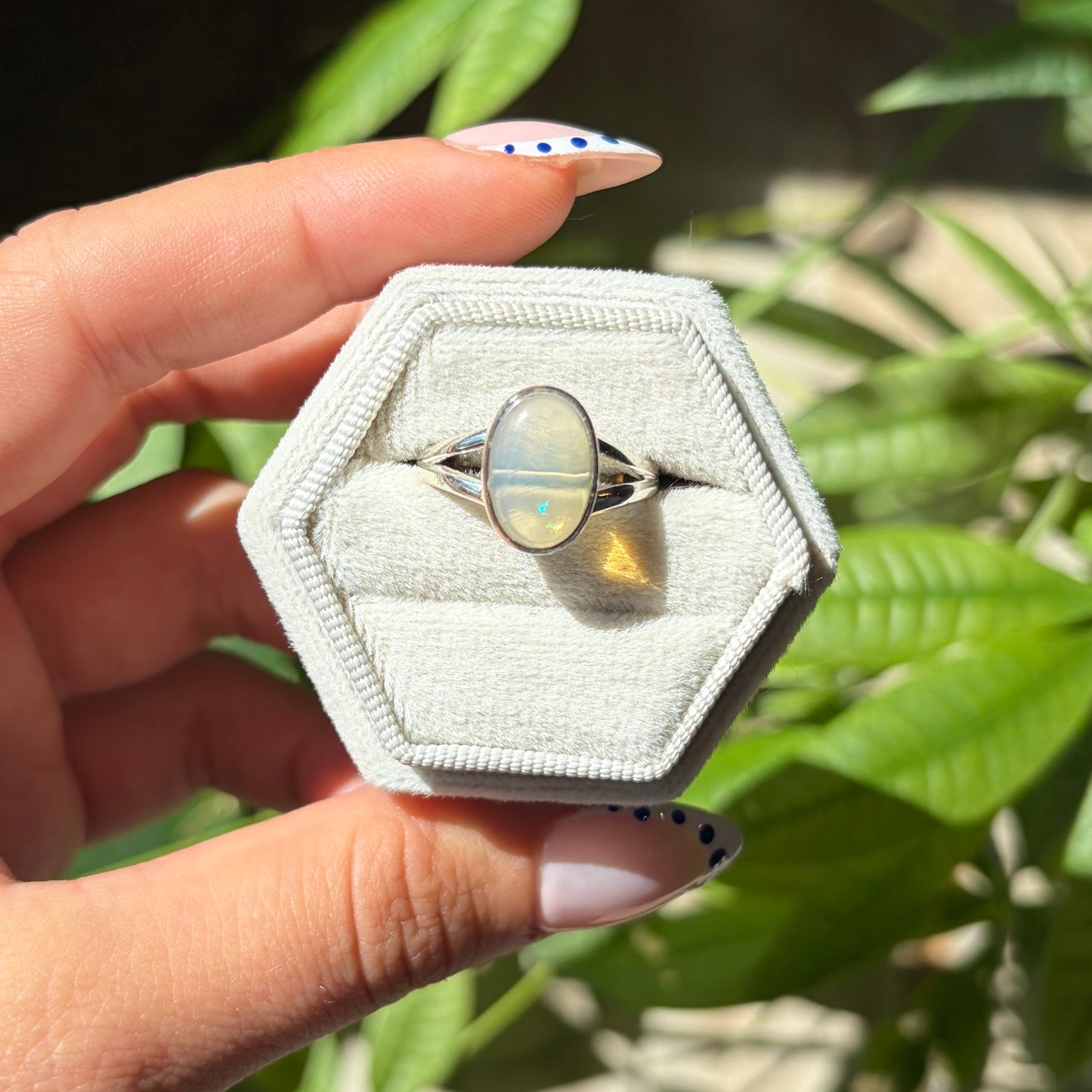 Bague opale