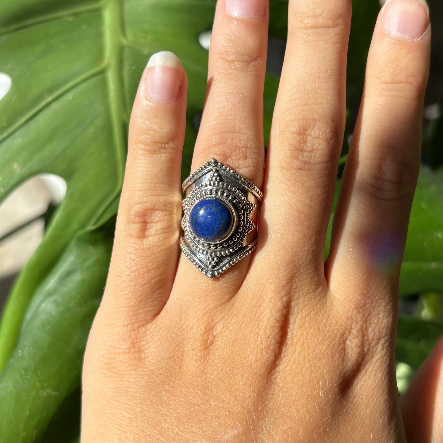 Bague lapis-lazuli