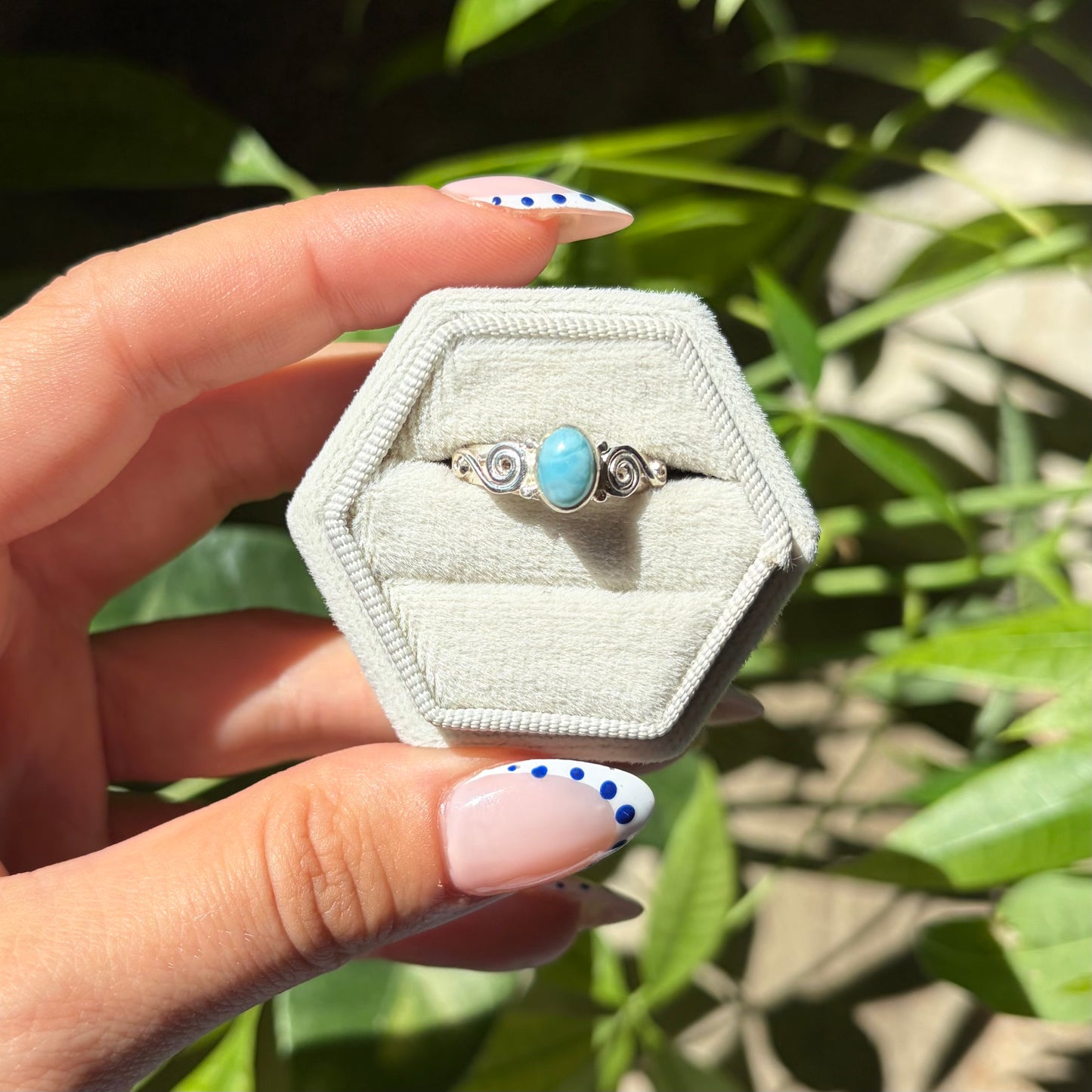 Bague larimar
