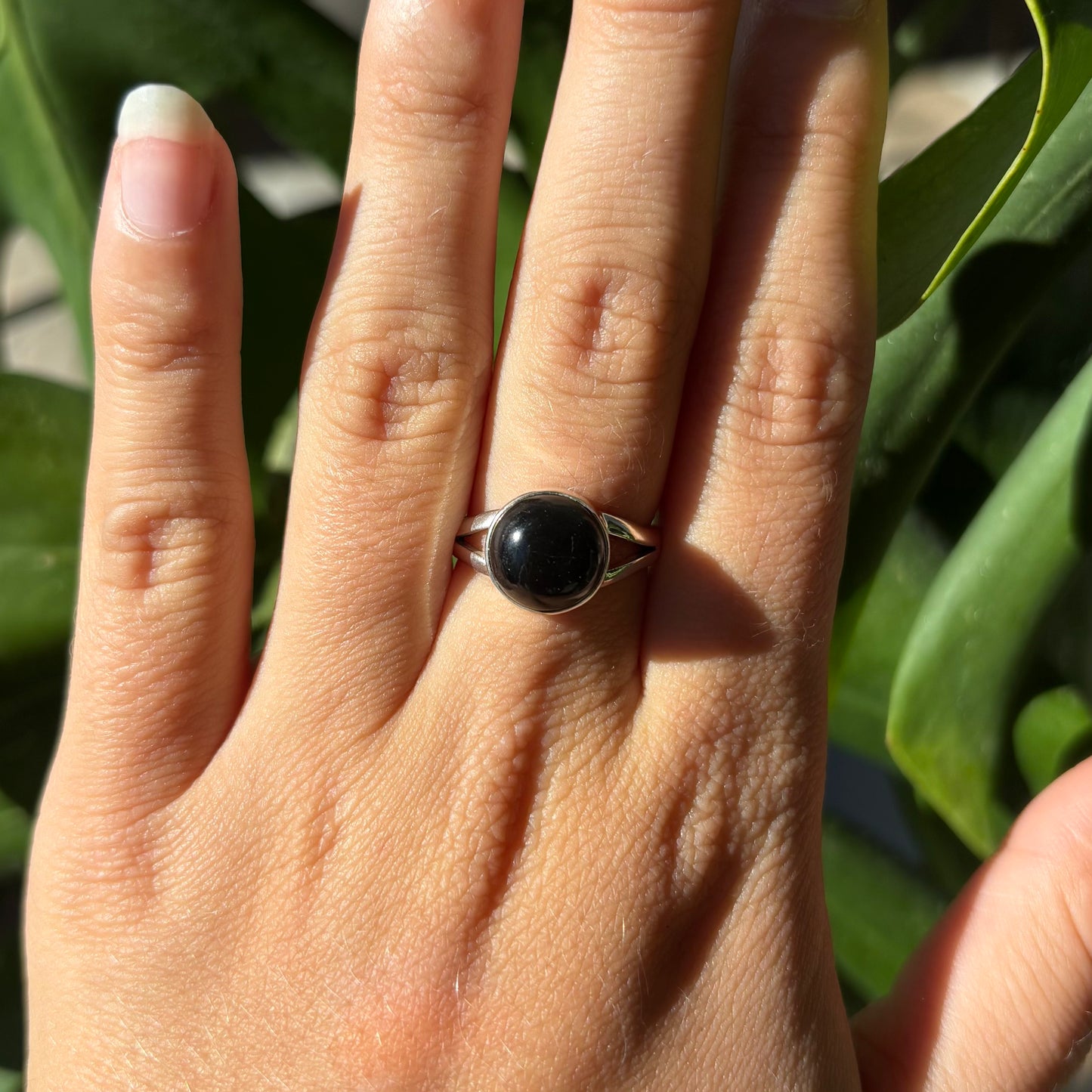 Bague obsidienne