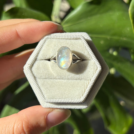 Bague pierre de lune