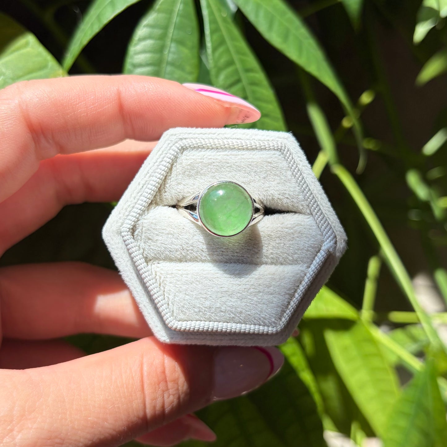 Bague jade
