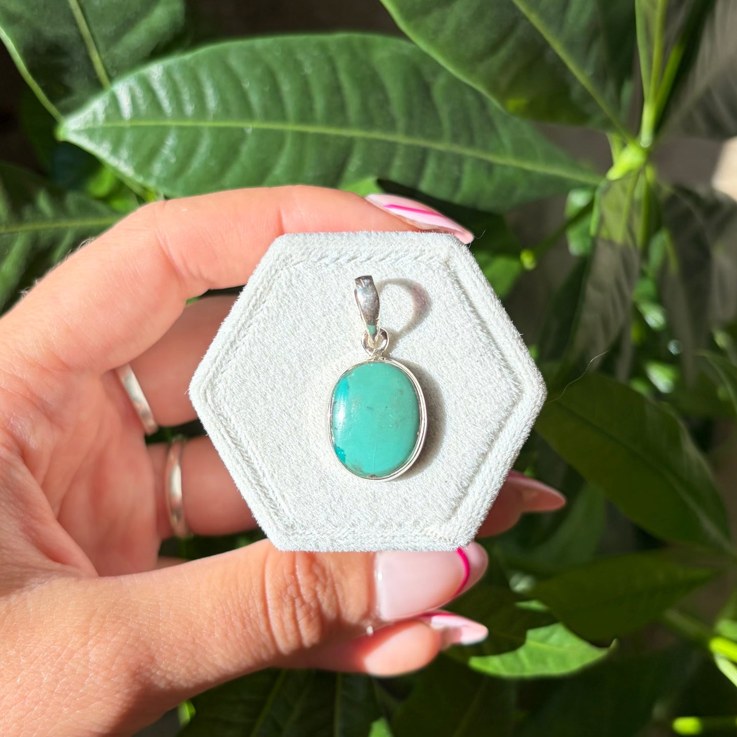 Pendentif turquoise