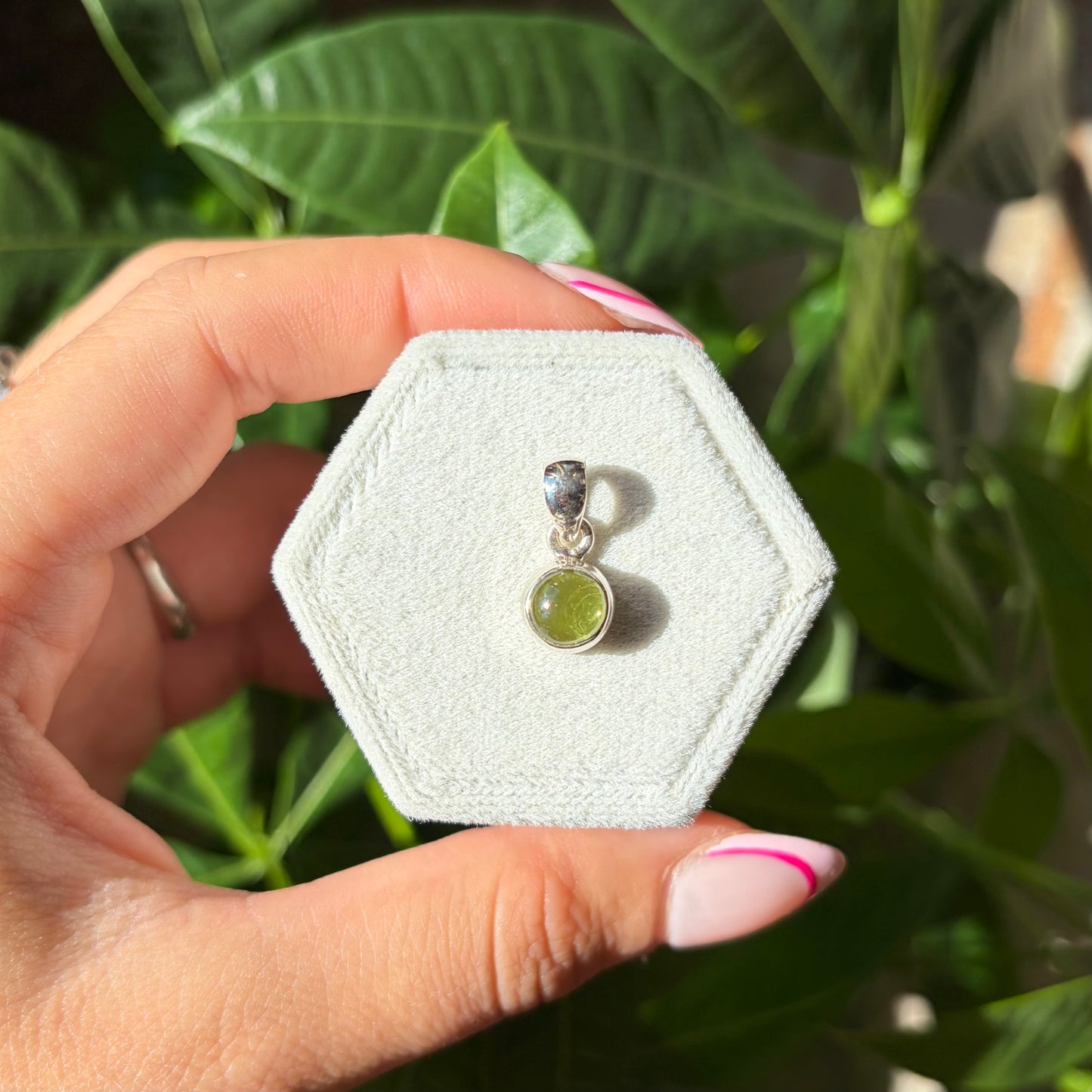 Pendentif péridot