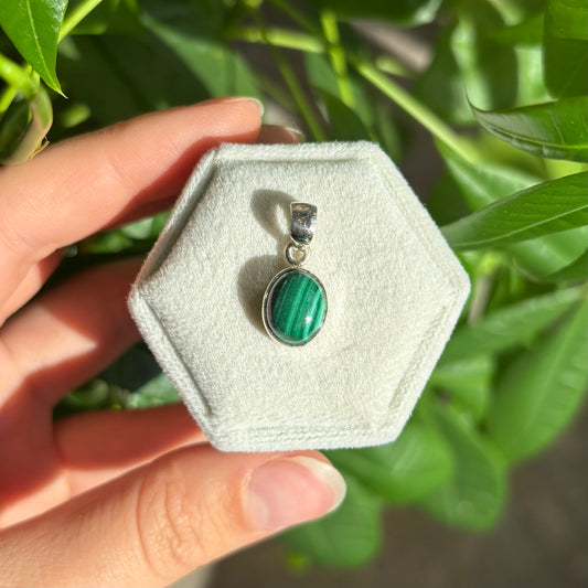 Pendentif malachite