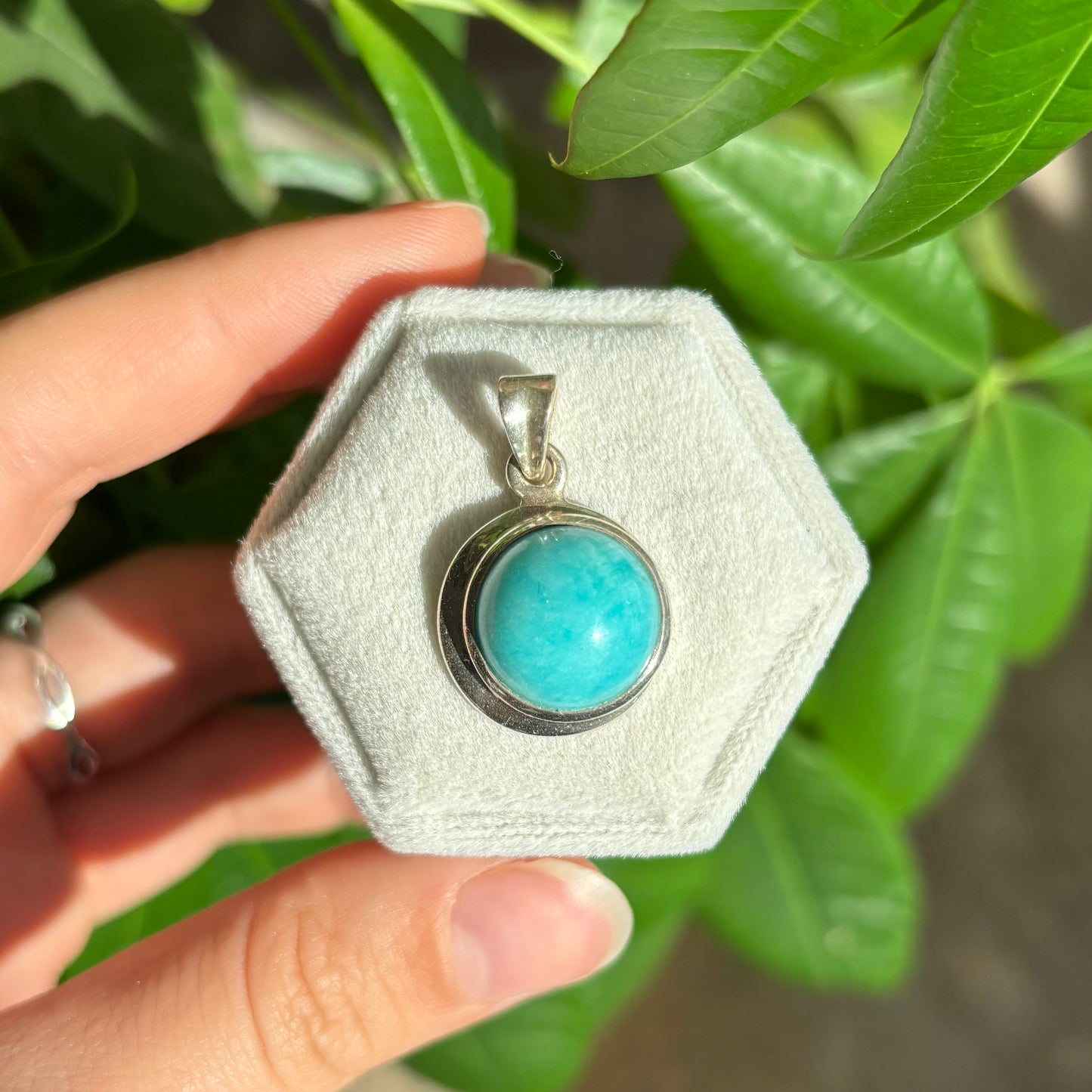 Pendentif amazonite