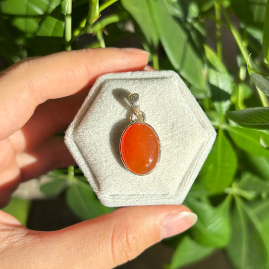 Pendentif cornaline