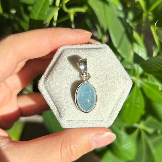 Pendentif aigue-marine