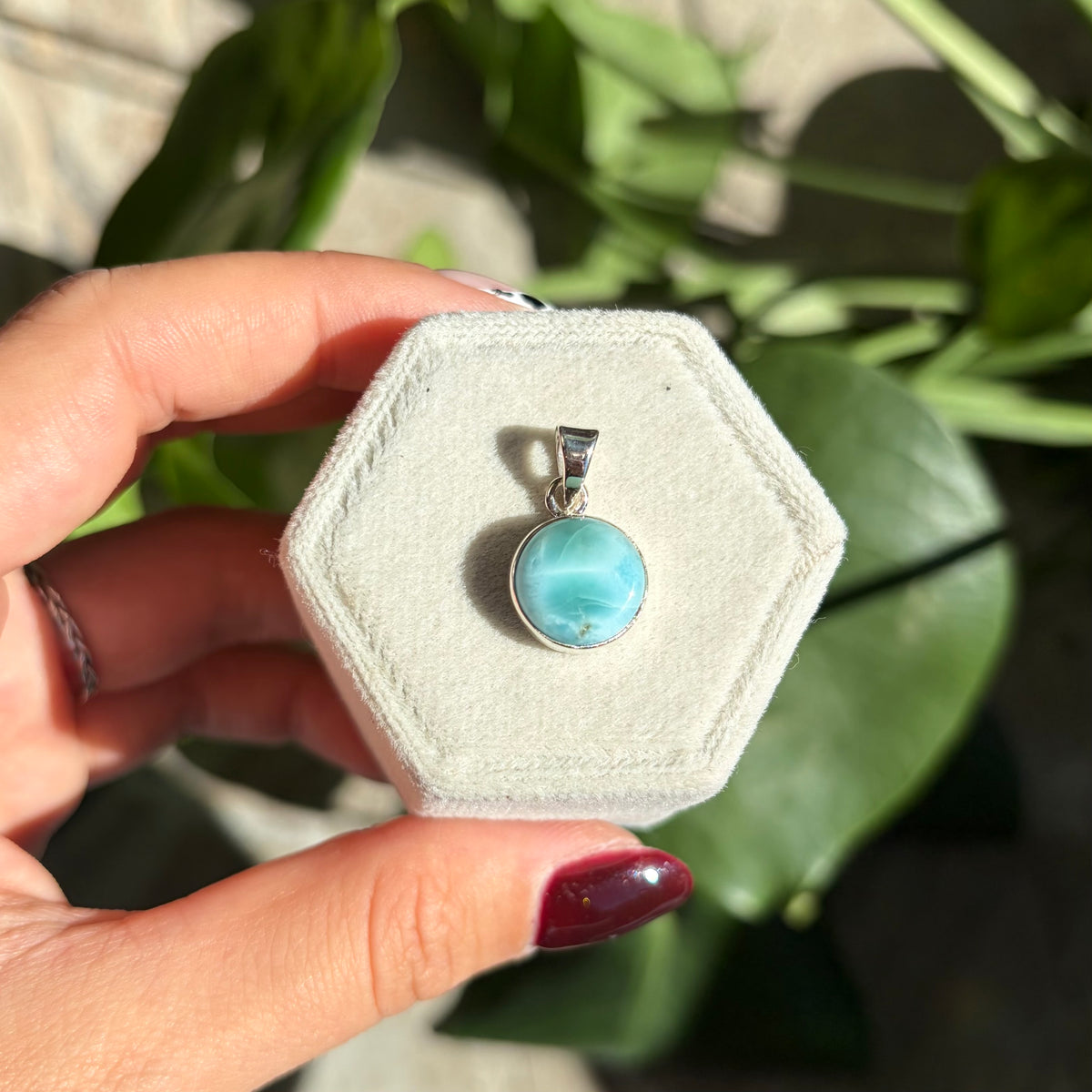 Pendentif larimar