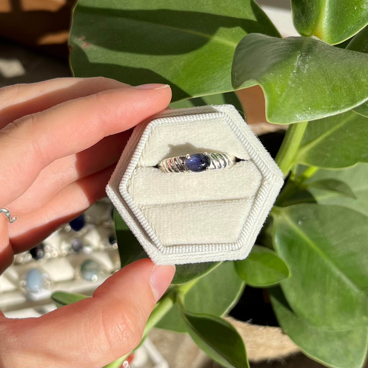 Bague kyanite