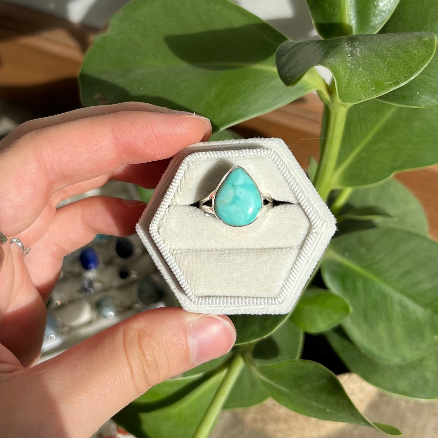 Bague turquoise
