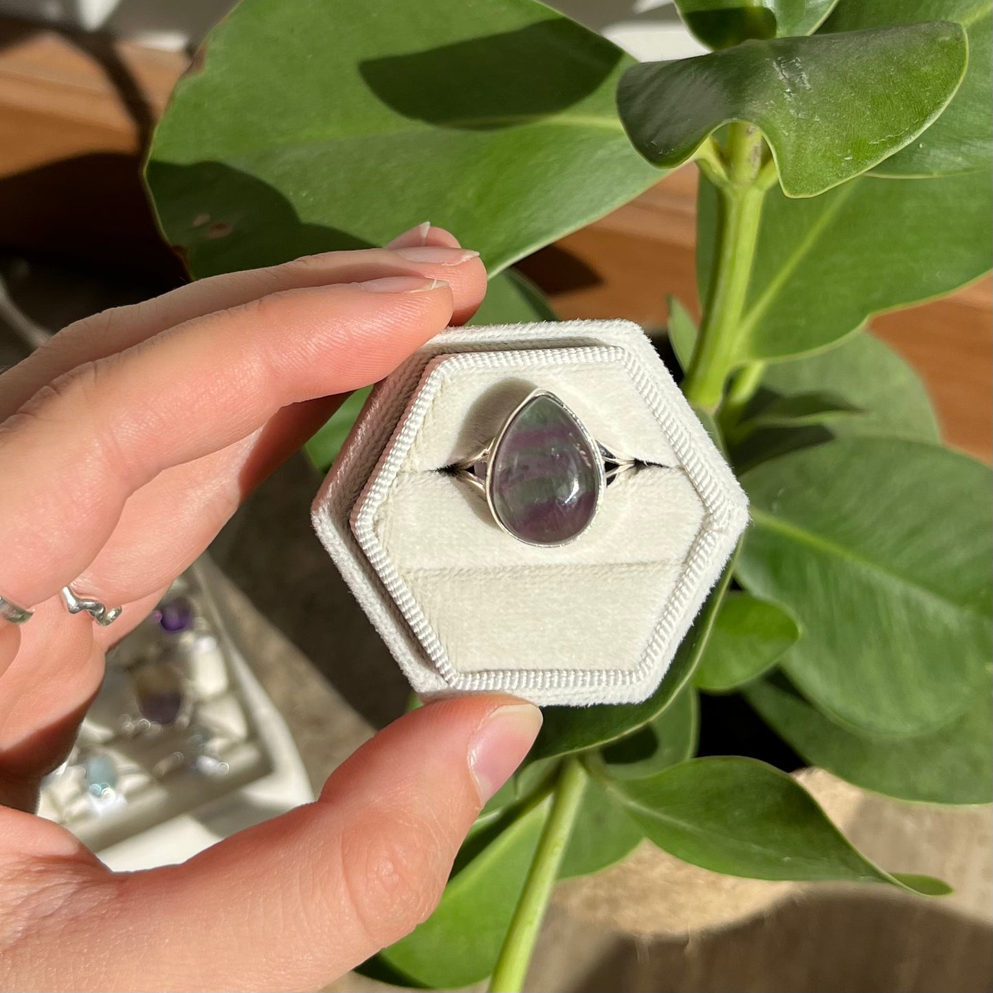 Bague fluorite