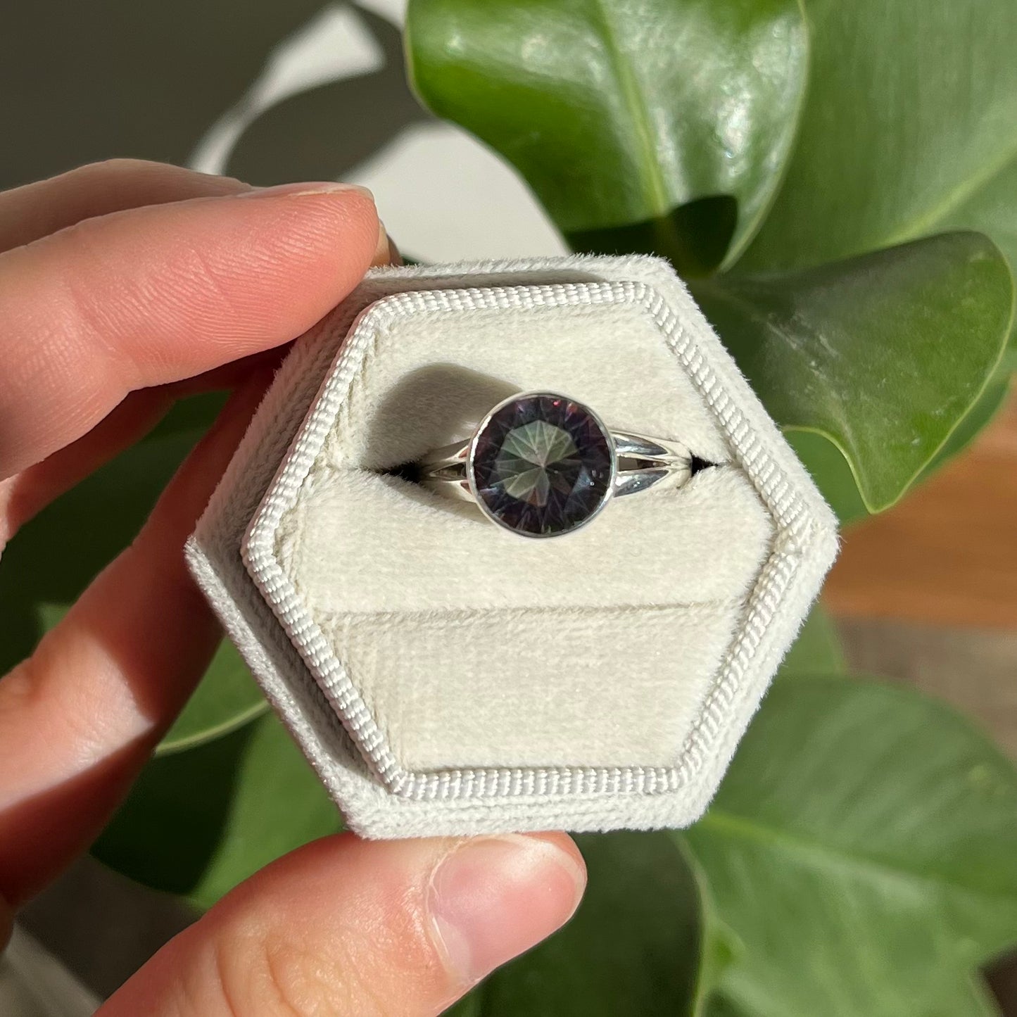 Bague topaze mystique