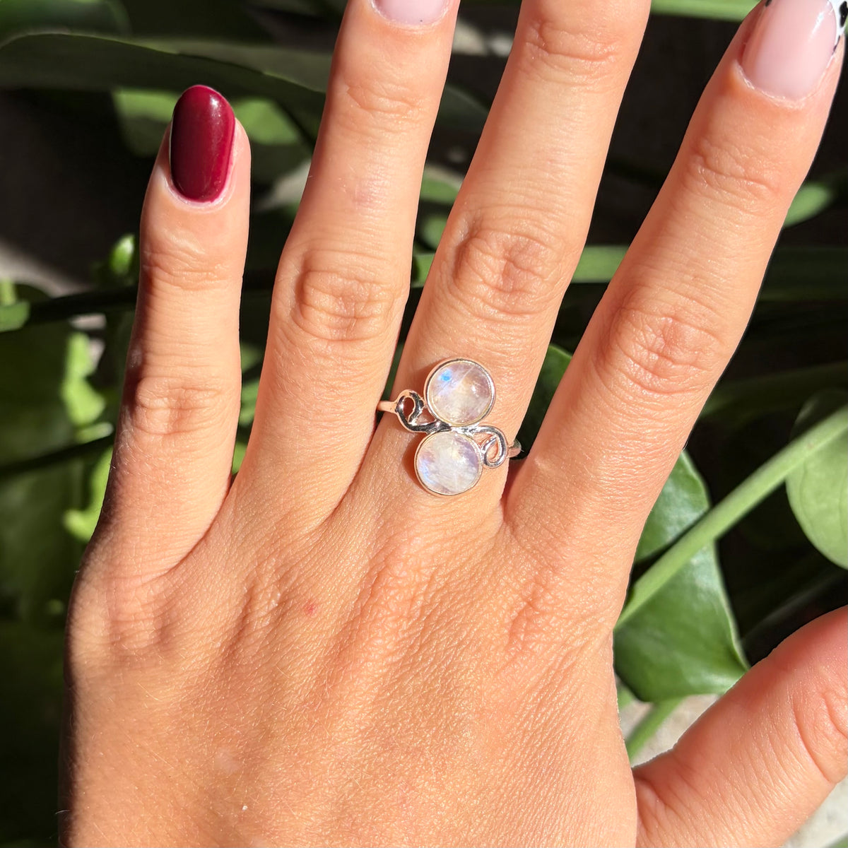 Bague pierre de lune