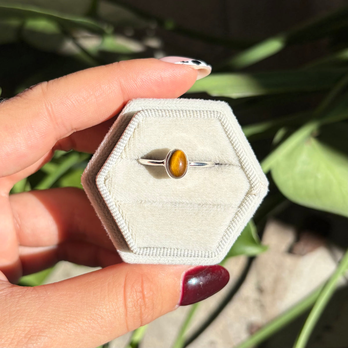 Bague oeil de tigre